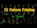 Learn Pattern Printing in Java in Just 2 Hours in Tamil