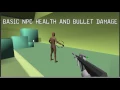 Weapon Damage and Basic NPC Demo and Velocity Unity3D