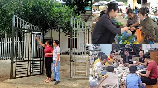 Finishing The Iron Fence Harvesting Fruit Having A Cozy Meal With Kind People Ly Thanh Thuy 