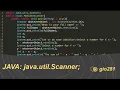JAVA Using Scanner java util Scanner
