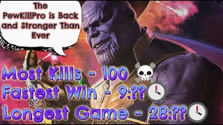 PewKillPro Fortnite Tournament is Back with a World Record 100 Eliminations by a Single Player.