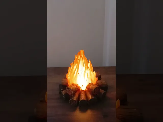 Log Fire Lamp video thumbnail