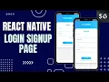 Build a Beautiful Login and Signup Screen in React Native A Step-by-Step Tutorial Part-I