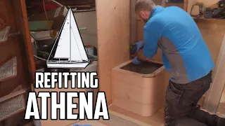 Sail Life – Shower seperation & nav station – DIY boat restoration