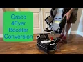 Graco 4Ever Booster Seat Conversion when to use how to convert it