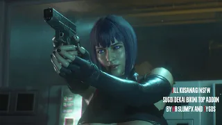 resident evil 3 remake jill kusanagi nsfw sugoi dekai bikini top addon outfit