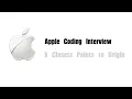 Apple Coding Interview Question Leetcode 973 K Closest Points to Origin