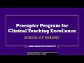 Preceptor Training Program - 1