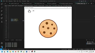 Cookie clicker in Python Turtle 6 - displaying text such as score