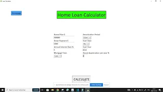Loan Calculator for CS50p
