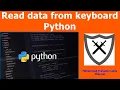 Read data from keyboard in Python