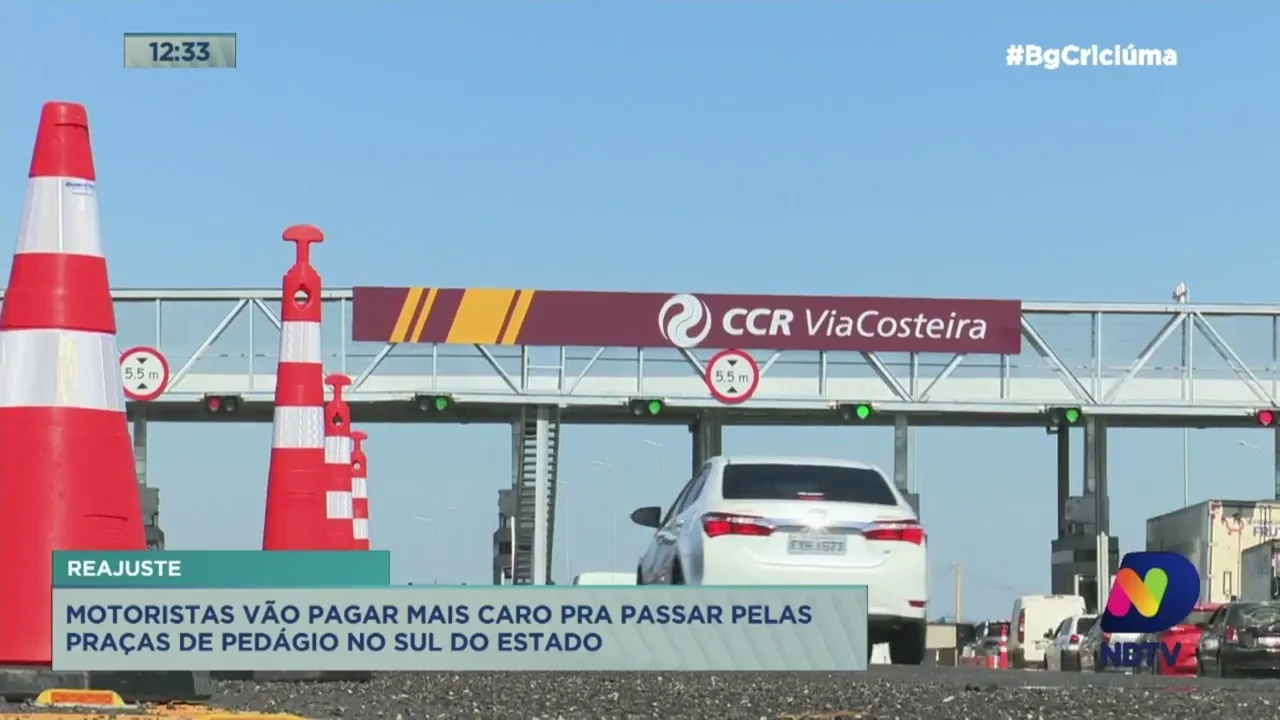 Motoristas irão pagar mais caro nas praças de pedágio no trecho Sul da BR-101