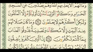 شرح تفسير لسورة الأنفال من آية 34 إلى آية 40 للشيخ فهد العمار 