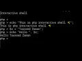 PHP Interactive shell Execute PHP code inside your