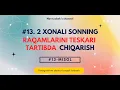 Flowgorithm 2 xonali sonning raqamlarini teskari tartibda chiqarish