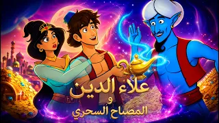 علاء الدين و المصباح السحري +  ملكة الثلج 🩵🧞‍♂️ - قصة قبل النوم للأطفال