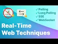Real-Time Techniques Polling Long Polling Server-Sent Events WebSockets