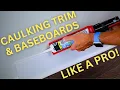 Caulking Trim and Baseboards