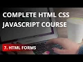 HTML Forms Tutorial - Tutorial