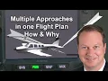 Avidyne IFD - Loading Multiple Approaches in ONE Flight Plan