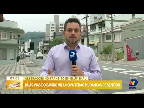 Atenção motoristas: mudanças no trânsito de Blumenau a partir desta terça