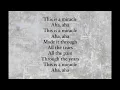MIRACLE - Aaron Cole lyrics