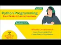 What is Linear Search Linear Search Algorithm Linear Search Complexities AKTU Python aktu