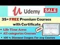 35 Free Udemy Courses With Free Certificates - Certified Free Online Courses For Students free