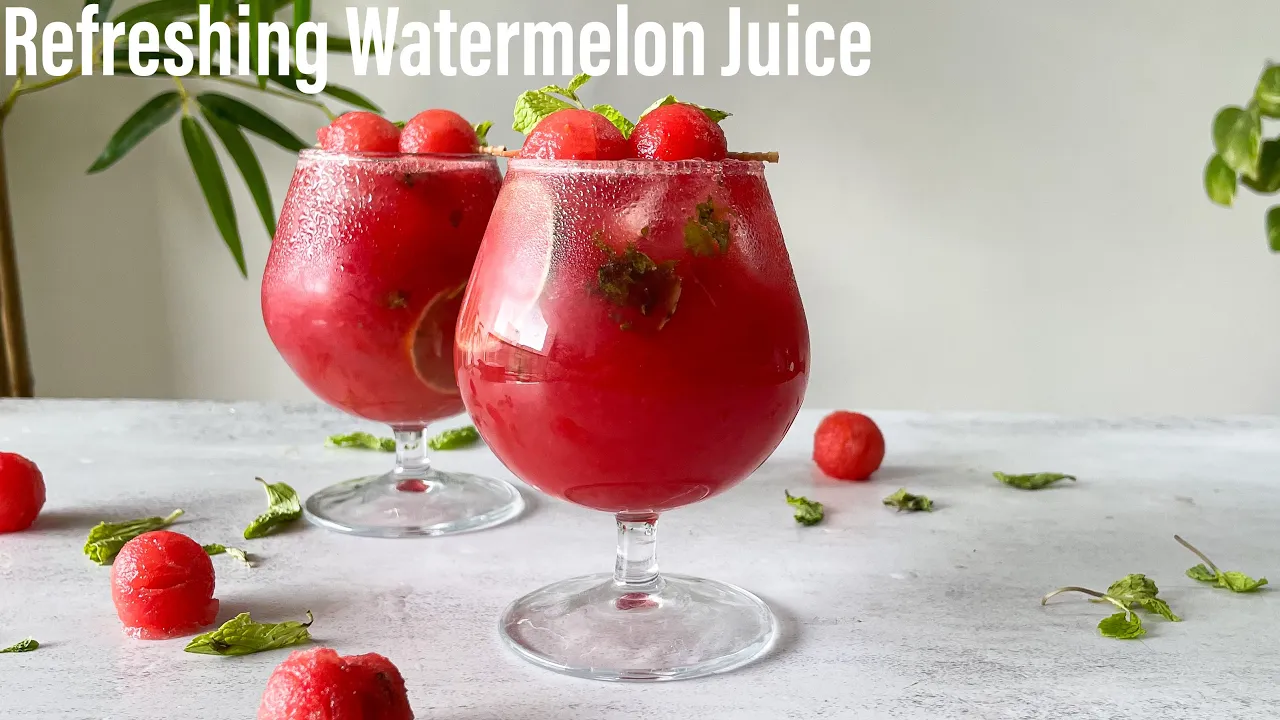 Refreshing WATERMELON JUICE   Summer Special Drink   Watermelon Juice   Best Bites