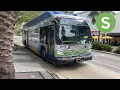 Riding Miami-Dade Transit Metrobus Route S Washington Ave Lincoln Rd to Biscayne Blvd NE 6th St