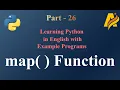 Python Series Part 26 map Function with Examples