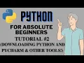 Downloading Python and Pycharm Installation Python Tutorials For Absolute Beginners In Hindi
