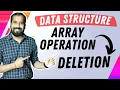 Array Operation Deletion Explained in Hindi l Data Structure