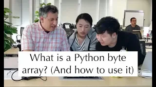 Python standard library Byte arrays and how to use them