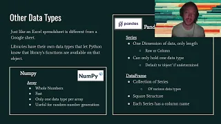 python data basics class 1 part 3 python advanced data types dataframe series array