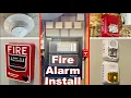 Full Fire Alarm System Commercial Install In My House Start To Finish Notifier Addressable System