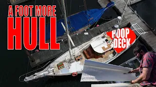 Adding a FOOT to my Sail Boats Hull