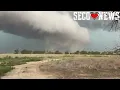 Thunderstorm SuperCell Generates a Microburst with Tornadic Rotation near Las Animas CO Aug 13 26