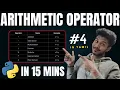 Arithmetic Operators in Python Explained with Real-Life Examples Learn Python in Tamil