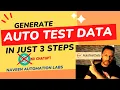 Generate Test Data Automatically In Just 3 Steps No Chat GPT