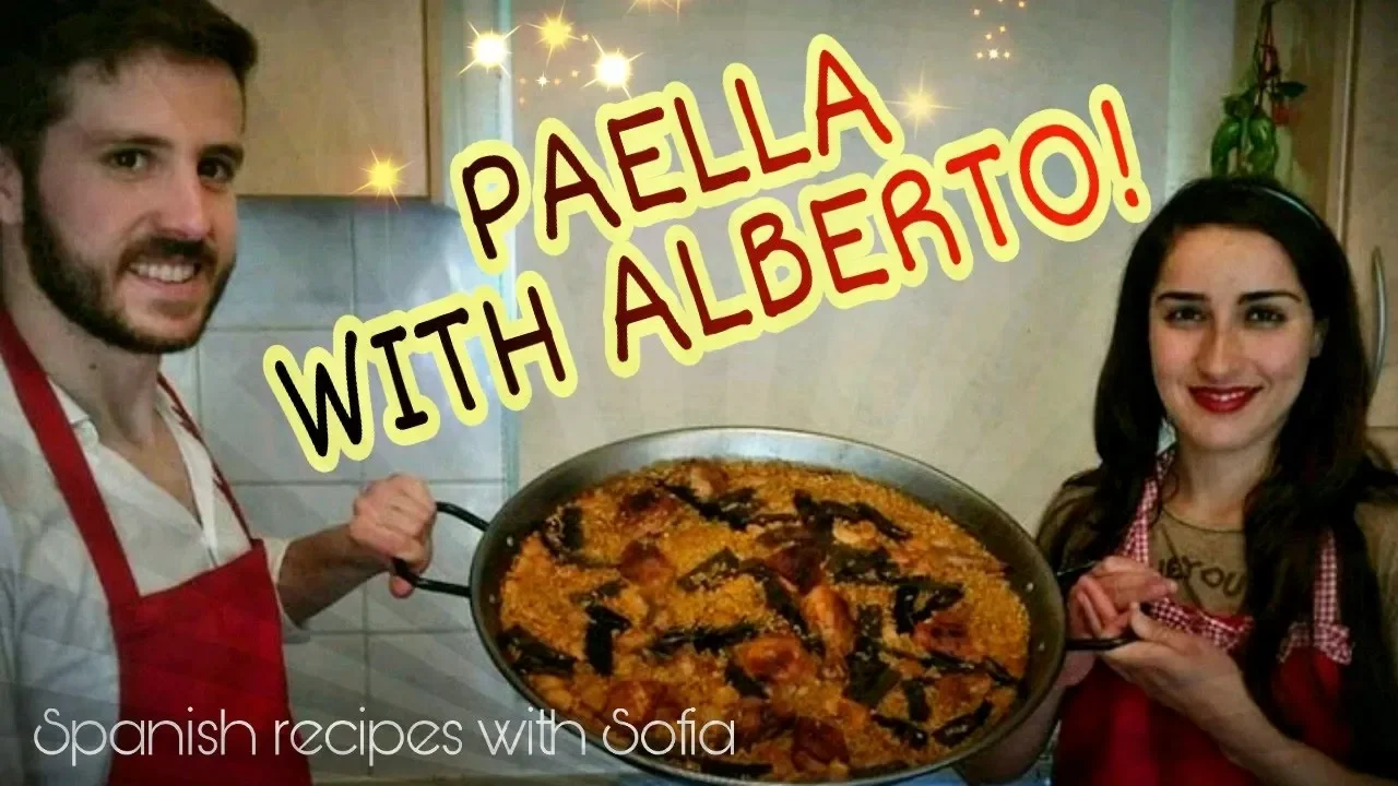 Traditional paella with Alberto!!! / Spanish recipes with Sofia