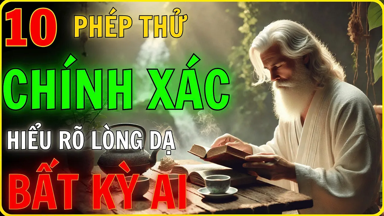 Outline Video 10 Phép Thử Cổ Nhân Giúp Bạn Nhận Diện Lòng Dạ Con Người Chính Xác