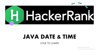 Date and Time hackerrank solution in Java