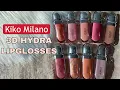 Lagu KIKO MILANO 3D HYDRA LIPGLOSSES SWATCHES | Swatches