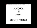 Class 27 ANOVA and Post Hoc Tests