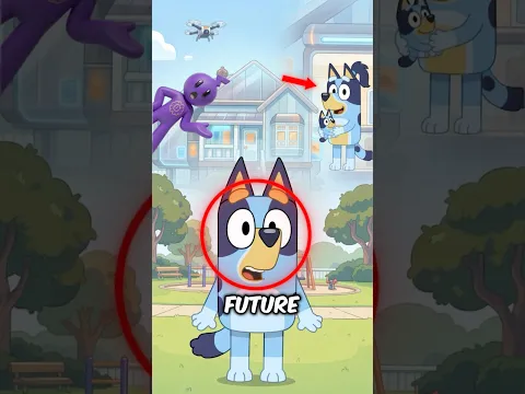 Bluey’s future is way crazier than you think!😳 #shorts