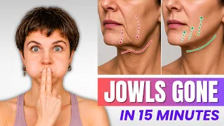 how to get rid of jowls and lift sagging cheeks 15 minute face yoga
