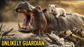 White Lion Leon's Story - A Hippo’s Rescue Beyond Species, A Pride Reunited