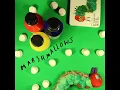 Marshmallow Printing Very Hungry Caterpillar Activities for Kids