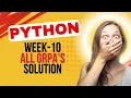 python week10 all grpa solutions